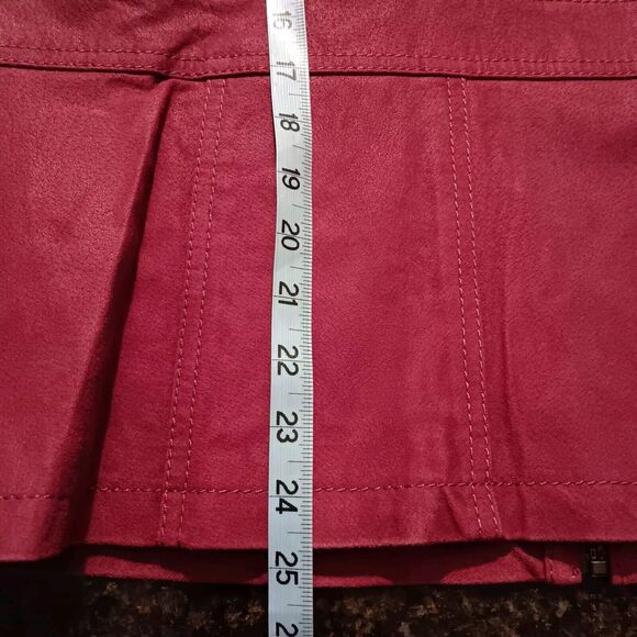 Twiggy London Suede Leather Jacket Women's Rust Moto Coat Zip Up MEDIUM - Picture 11 of 16